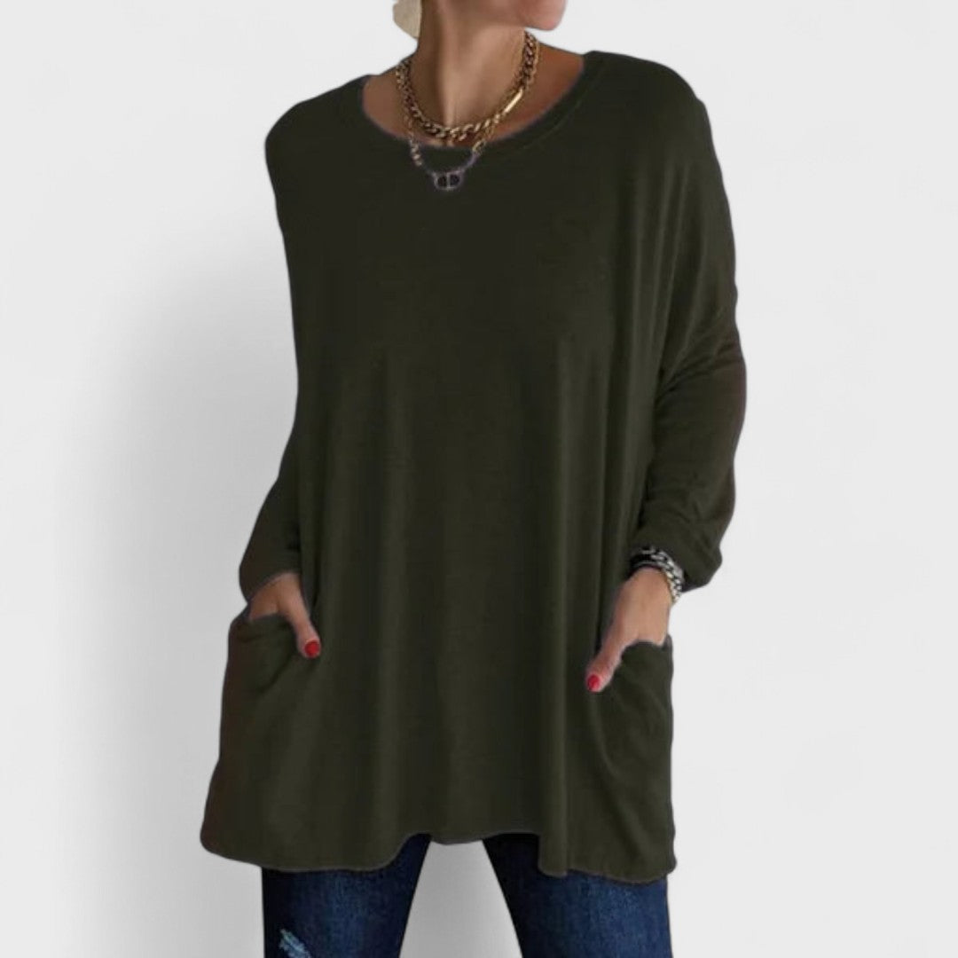 Women's Relaxed Long Sleeve Top