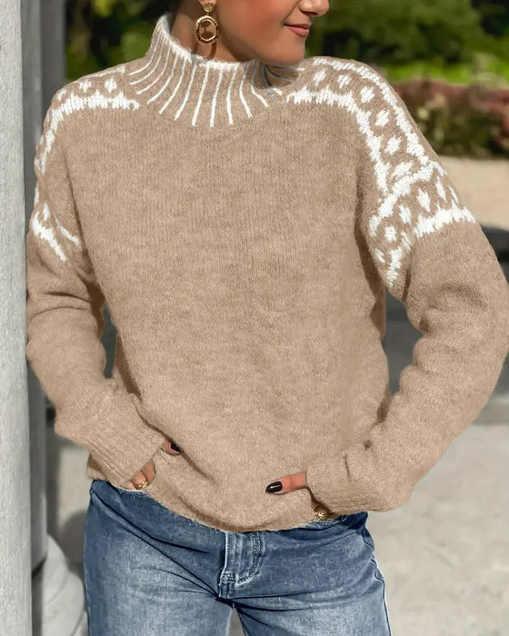 Women's Timeless Knit Jumper with Long Sleeves