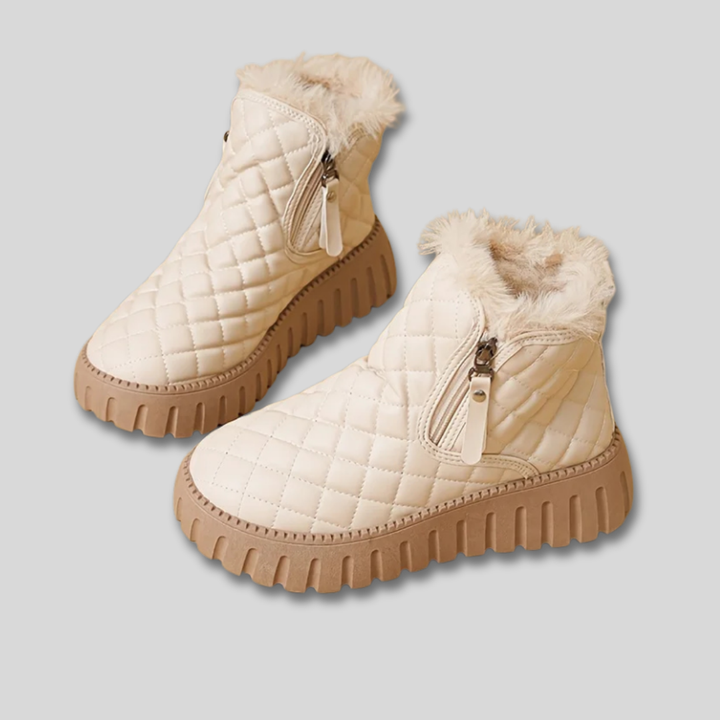 Women's Cosy Quilted Winter Ankle Boots