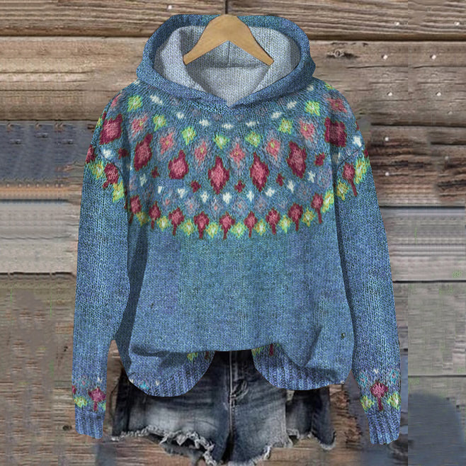 Women's Chic Knit Hoodie