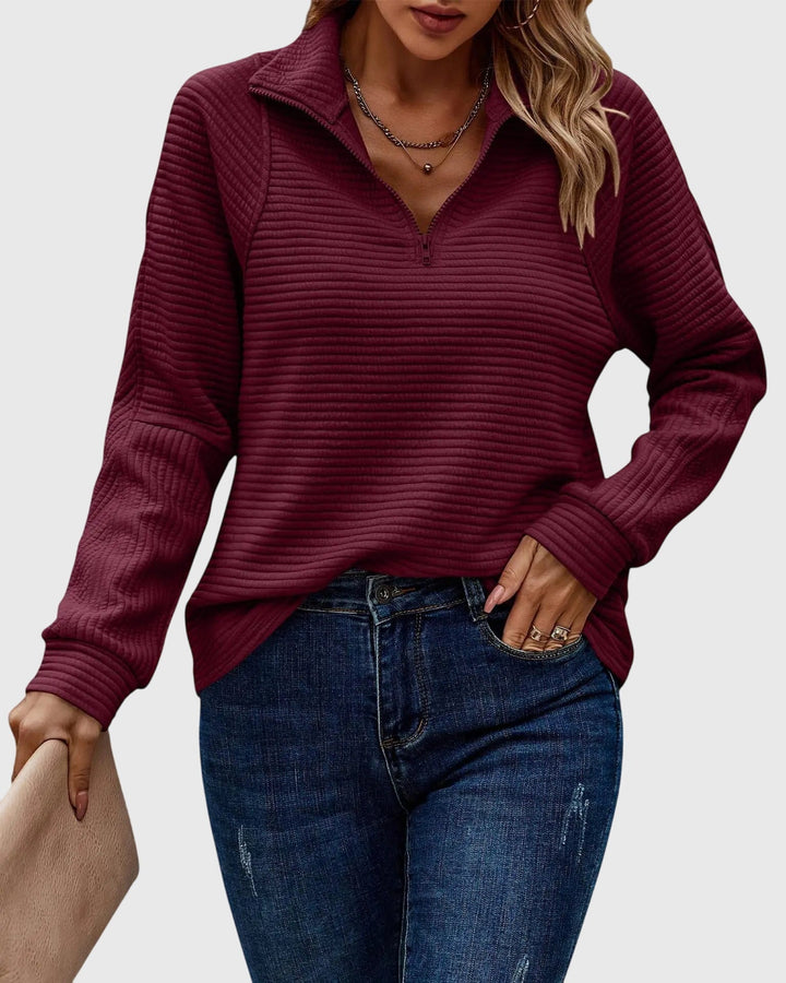 Women's Relaxed Ribbed Knit Jumper