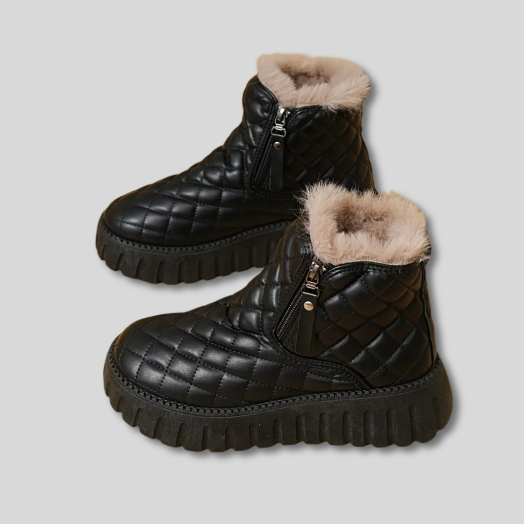 Women's Cosy Quilted Winter Ankle Boots