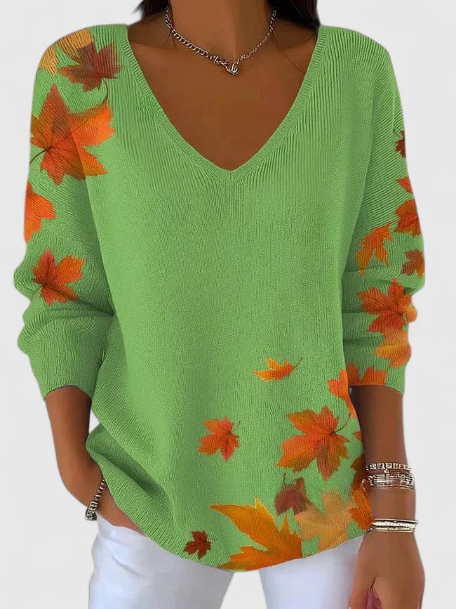 Women's Elegant V Neck Jumper