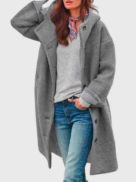 Women's Cosy Fleece Jacket with Button Up