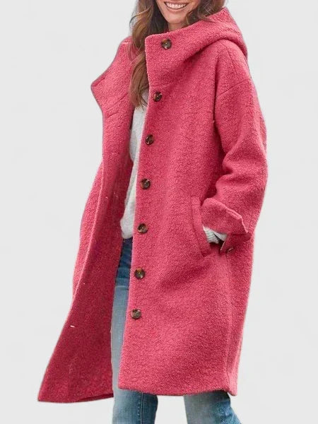 Women's Cosy Fleece Jacket with Button Up