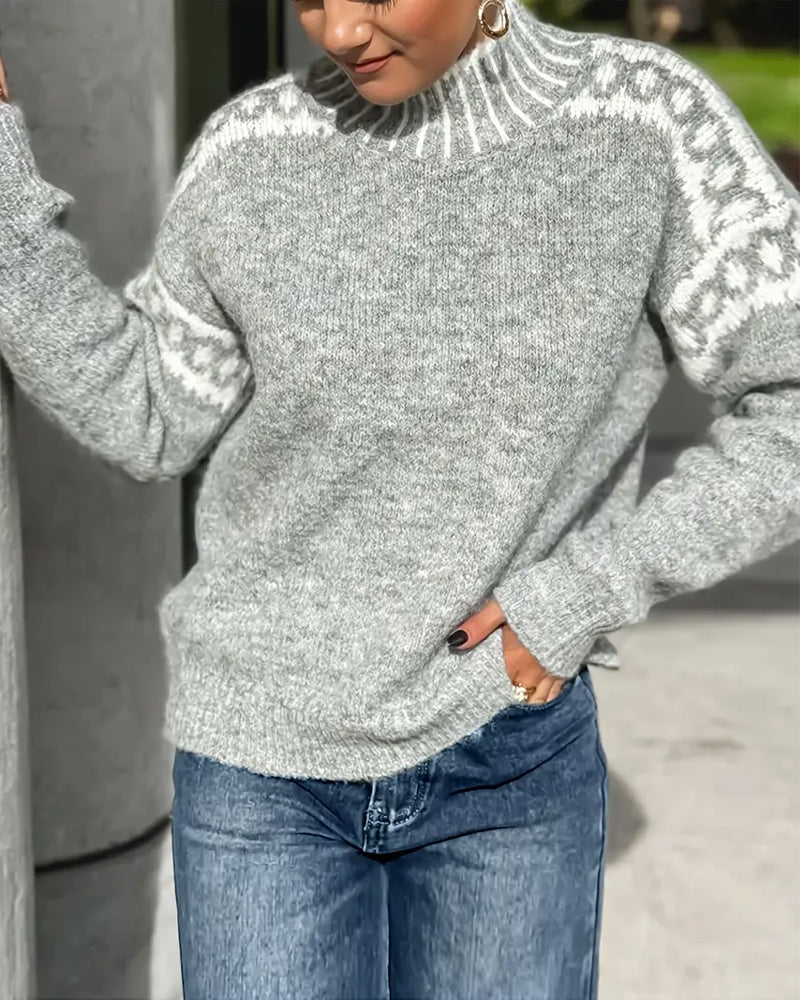 Women's Timeless Knit Jumper with Long Sleeves
