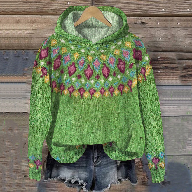 Women's Chic Knit Hoodie