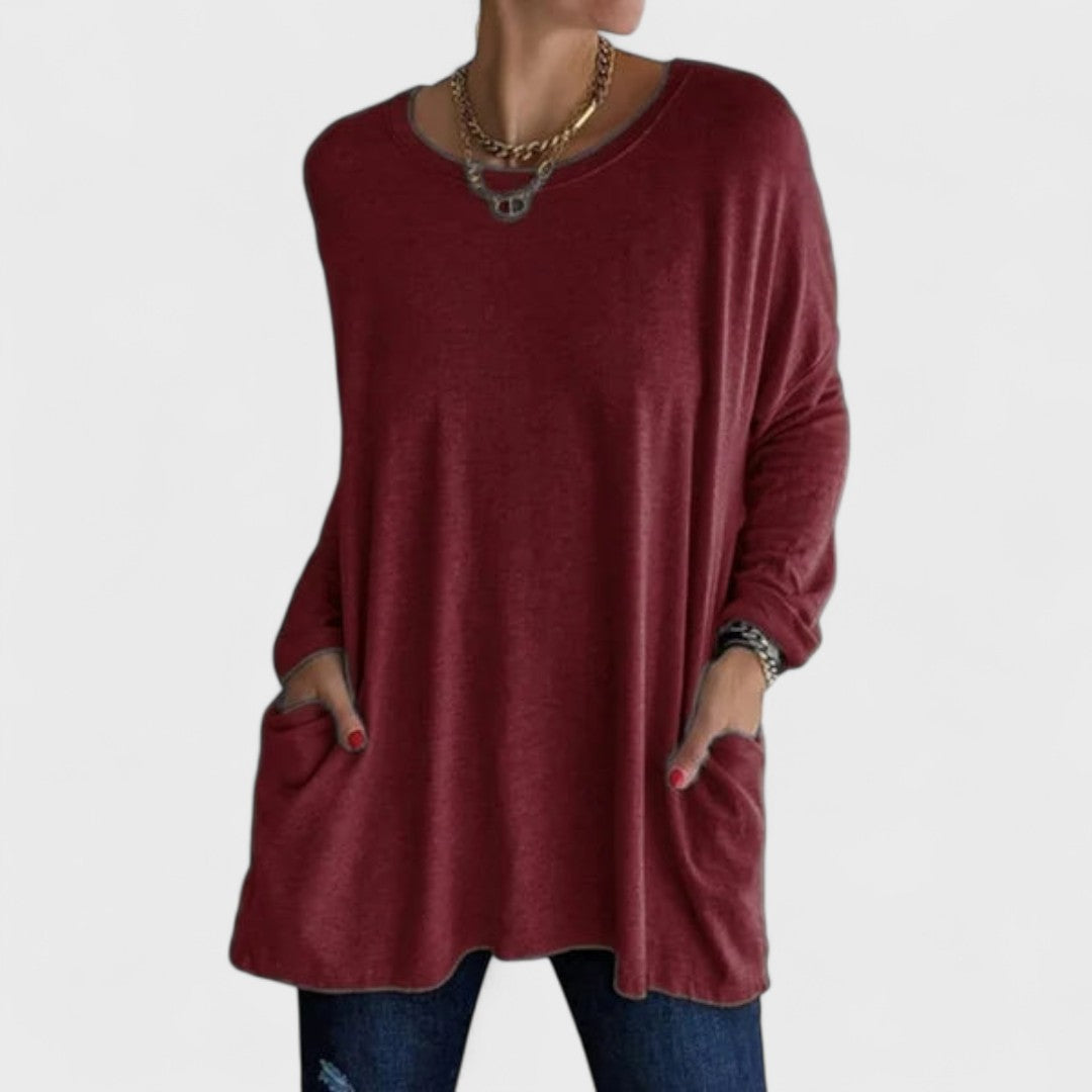 Women's Relaxed Long Sleeve Top