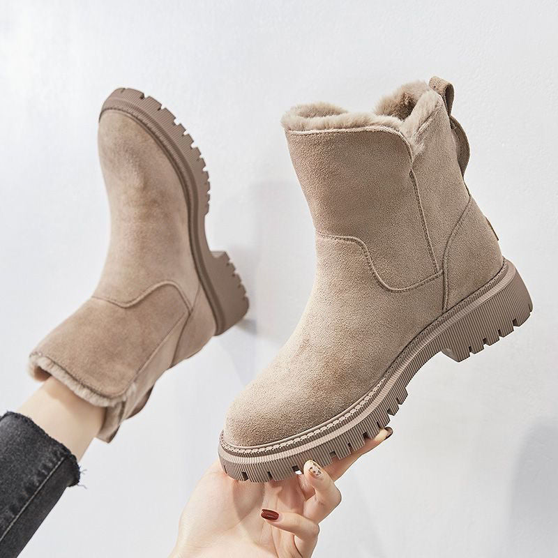 Women's Lightweight Fur Lined Ankle Boots