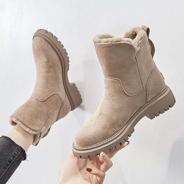 Women's Lightweight Fur Lined Ankle Boots