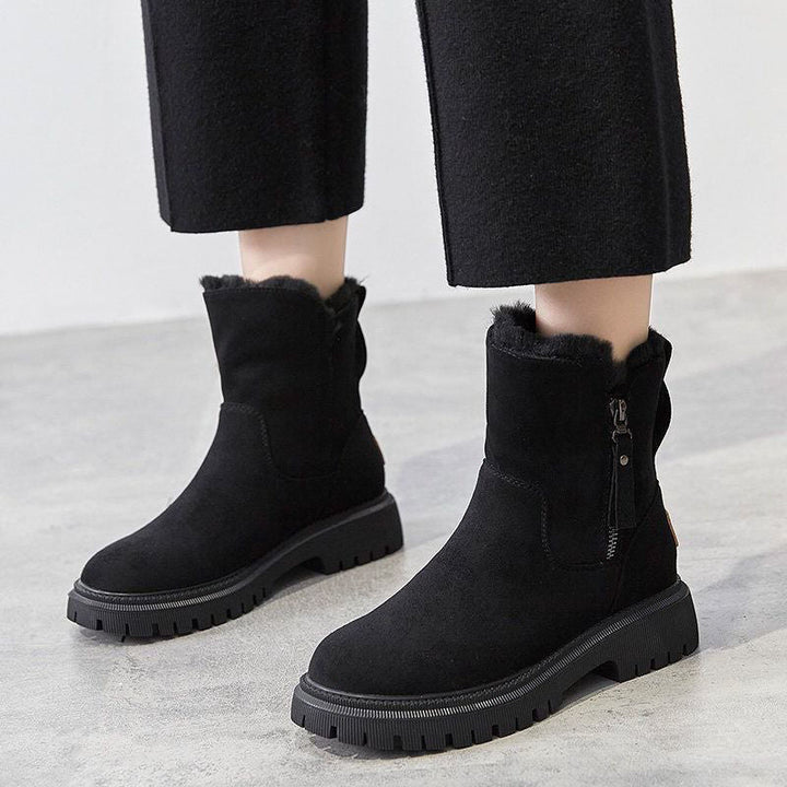 Women's Lightweight Fur Lined Ankle Boots