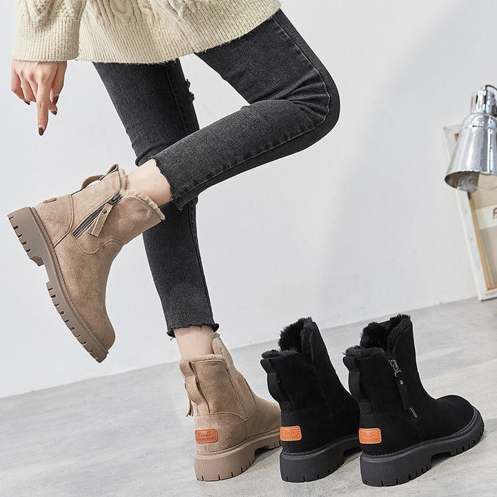 Women's Lightweight Fur Lined Ankle Boots