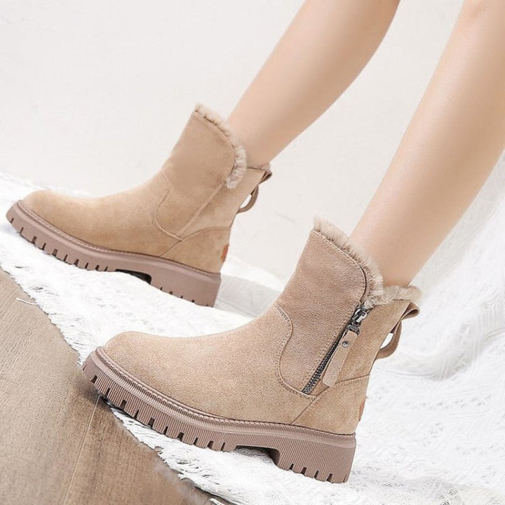 Women's Lightweight Fur Lined Ankle Boots