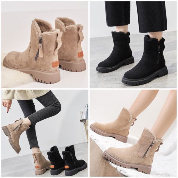 Women's Lightweight Fur Lined Ankle Boots