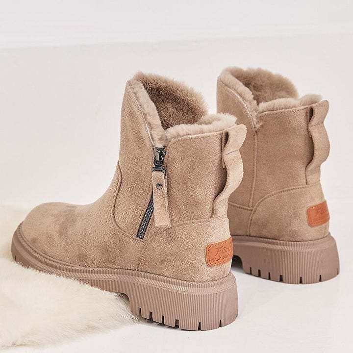 Women's Lightweight Fur Lined Ankle Boots