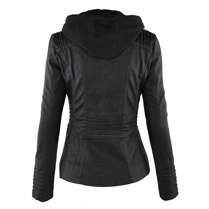 Women's Stylish Faux Leather Jacket