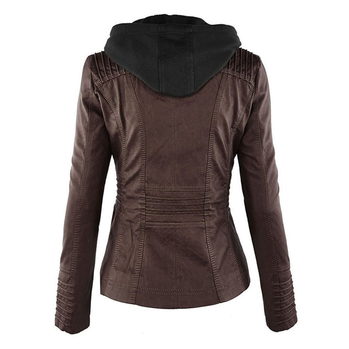 Women's Stylish Faux Leather Jacket