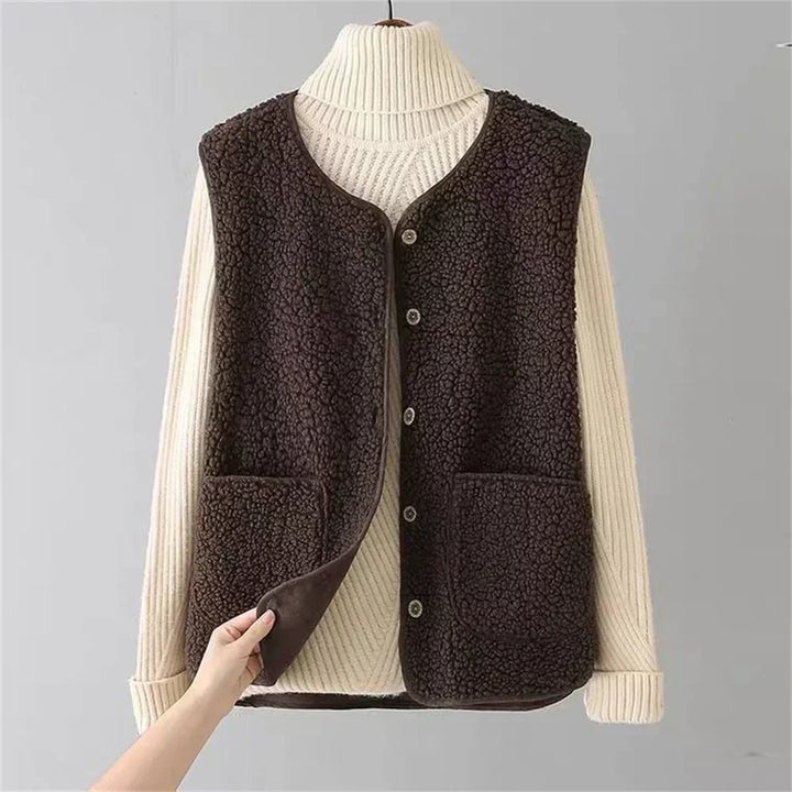 Women's Tailored Reversible Fleece Gilet