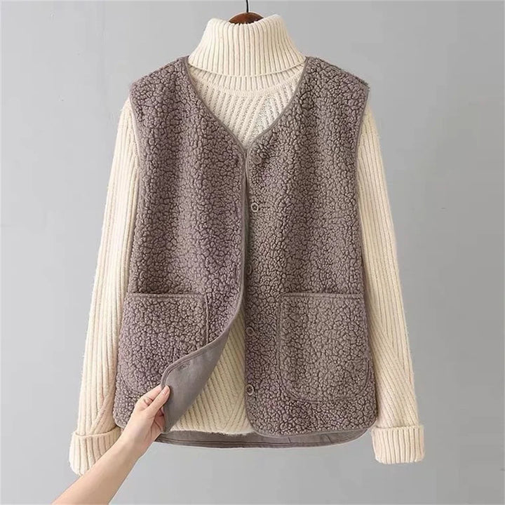 Women's Tailored Reversible Fleece Gilet