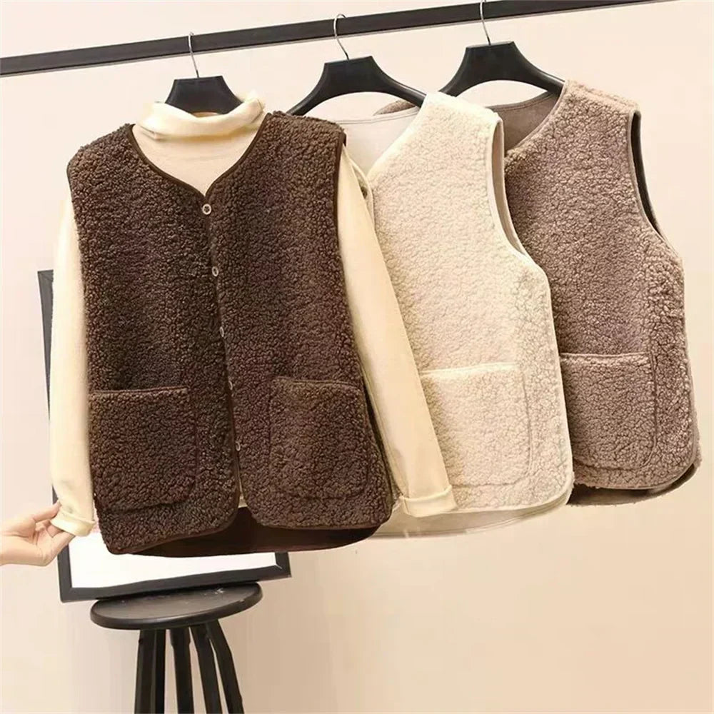 Women's Tailored Reversible Fleece Gilet