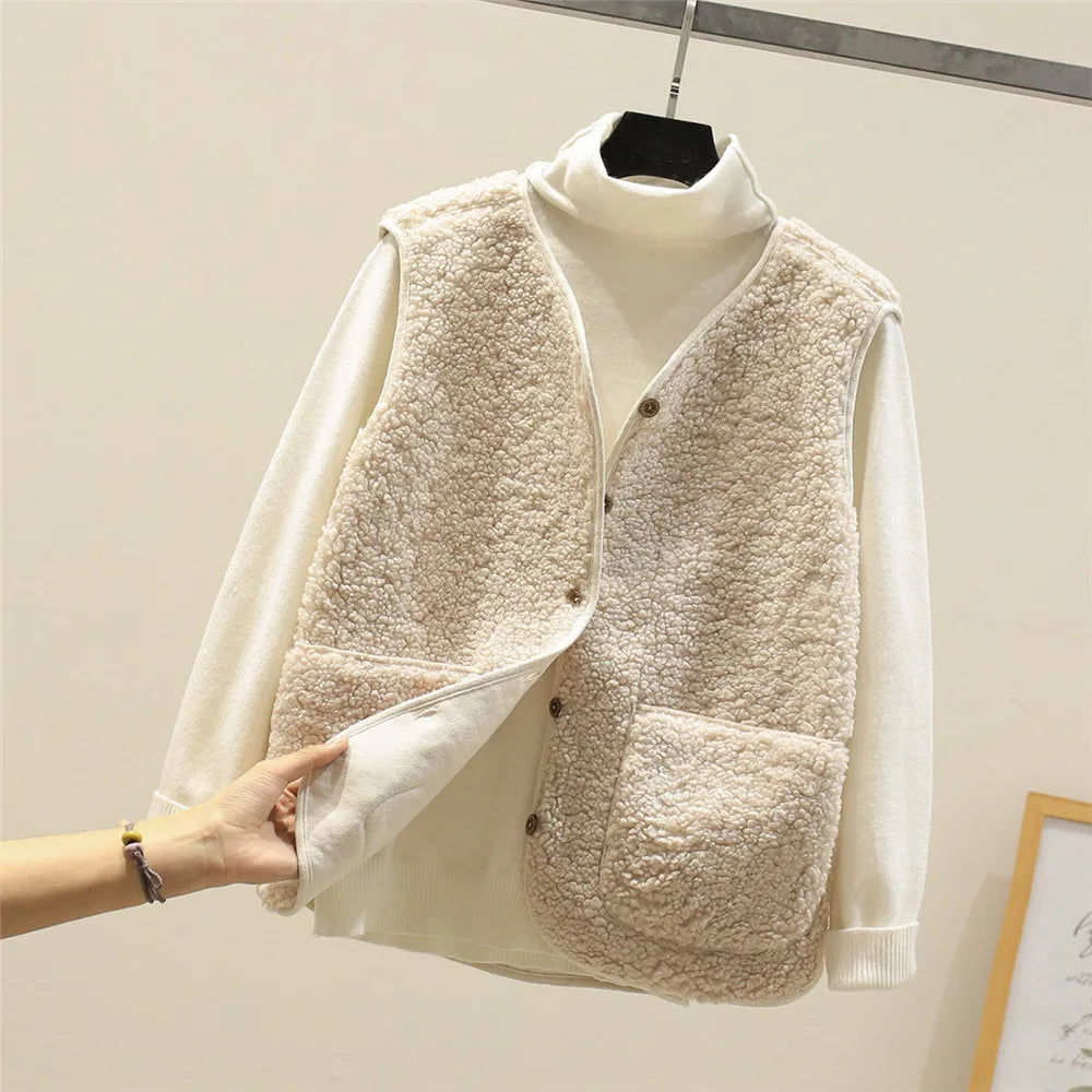 Women's Tailored Reversible Fleece Gilet