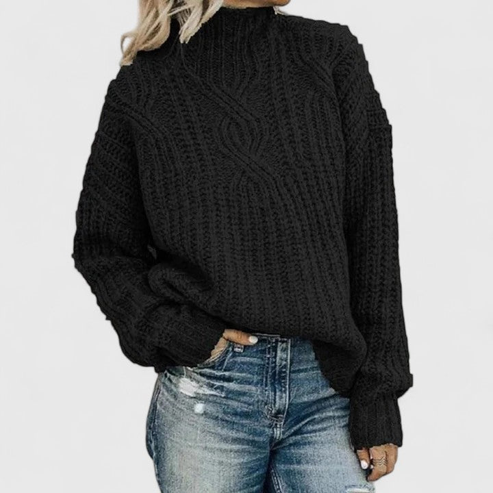 Women's Lightweight Cable Knit Jumper