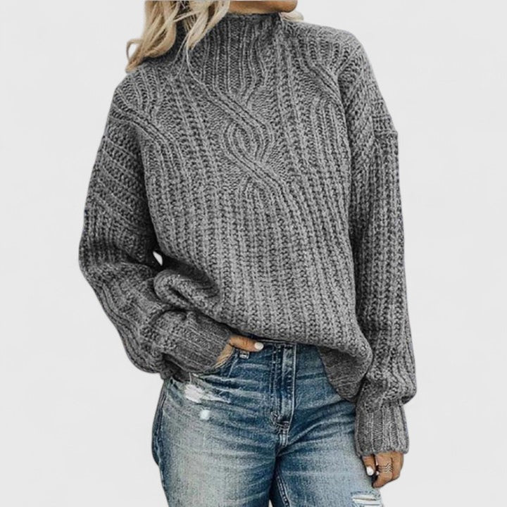 Women's Lightweight Cable Knit Jumper