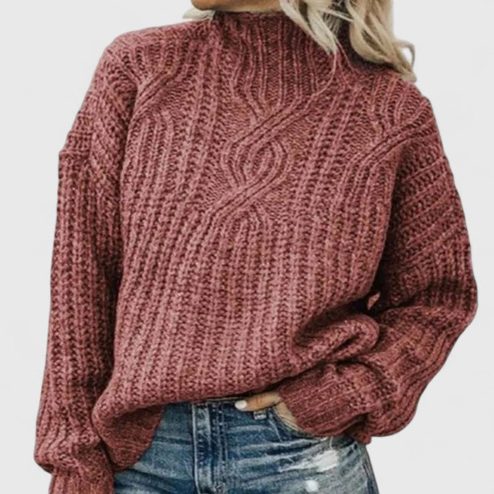 Women's Lightweight Cable Knit Jumper