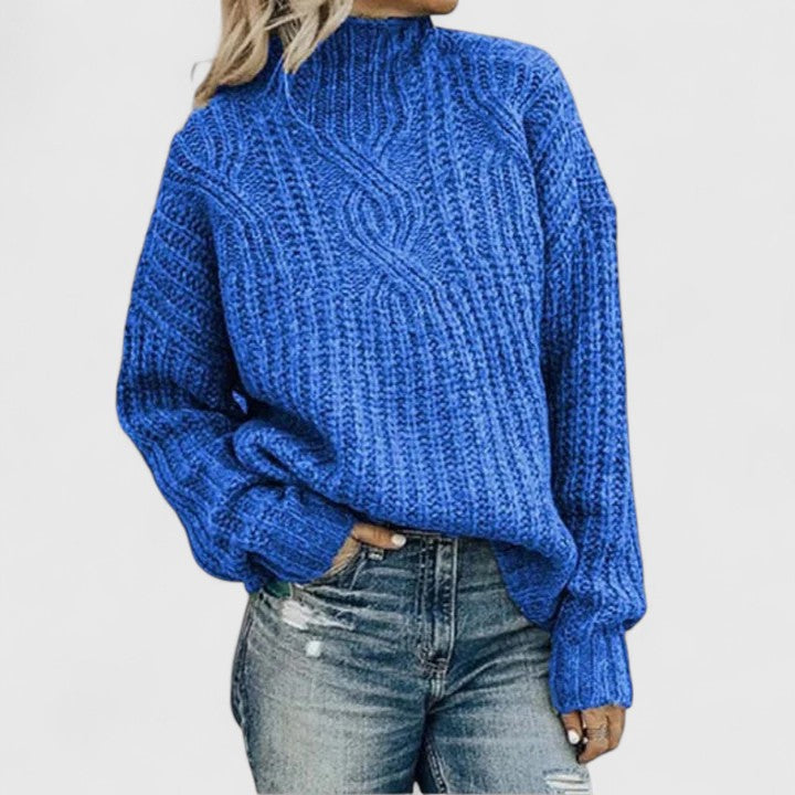 Women's Lightweight Cable Knit Jumper