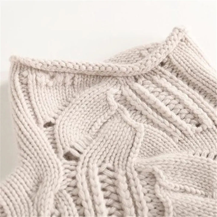 Women's Cosy Cable Knit Turtleneck Jumper