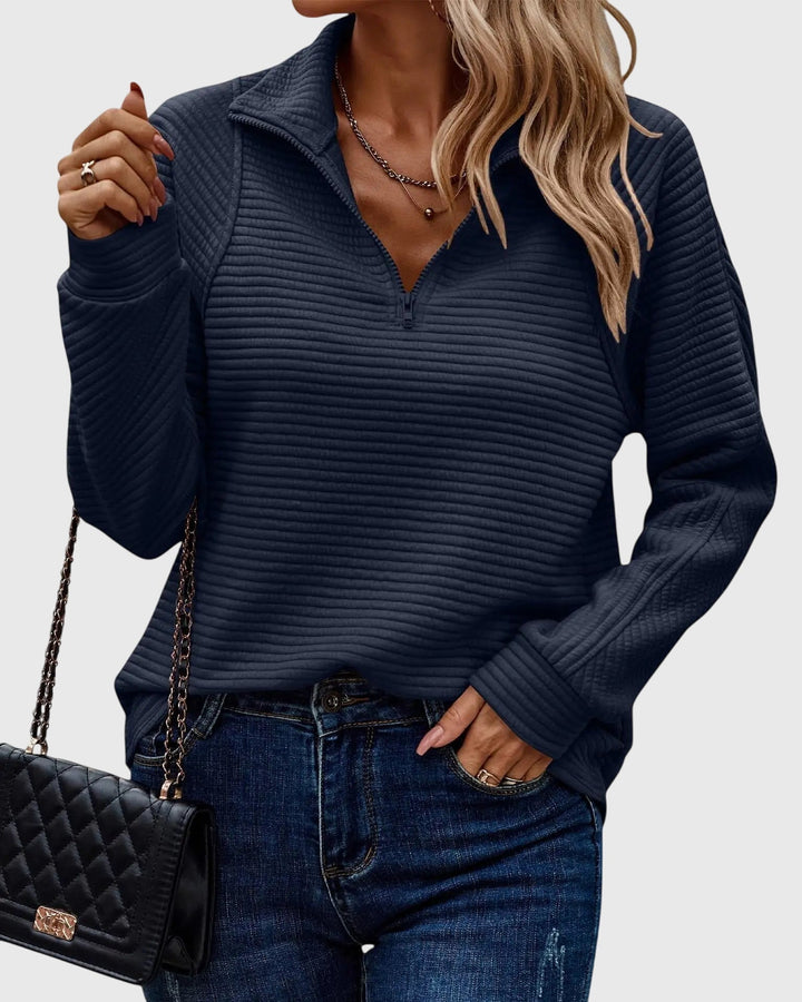 Women's Relaxed Ribbed Knit Jumper