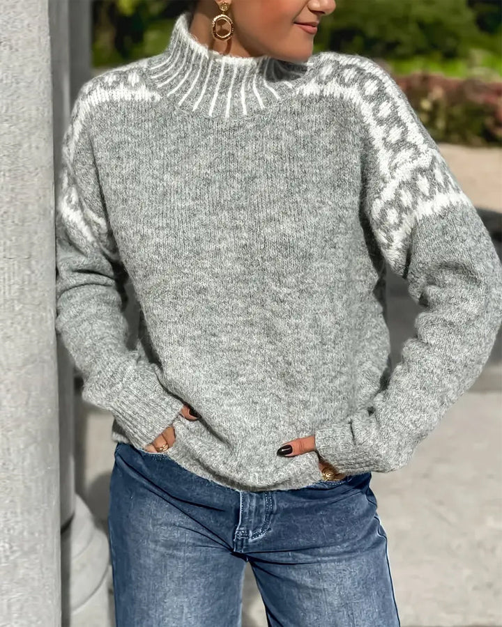Women's Timeless Knit Jumper with Long Sleeves