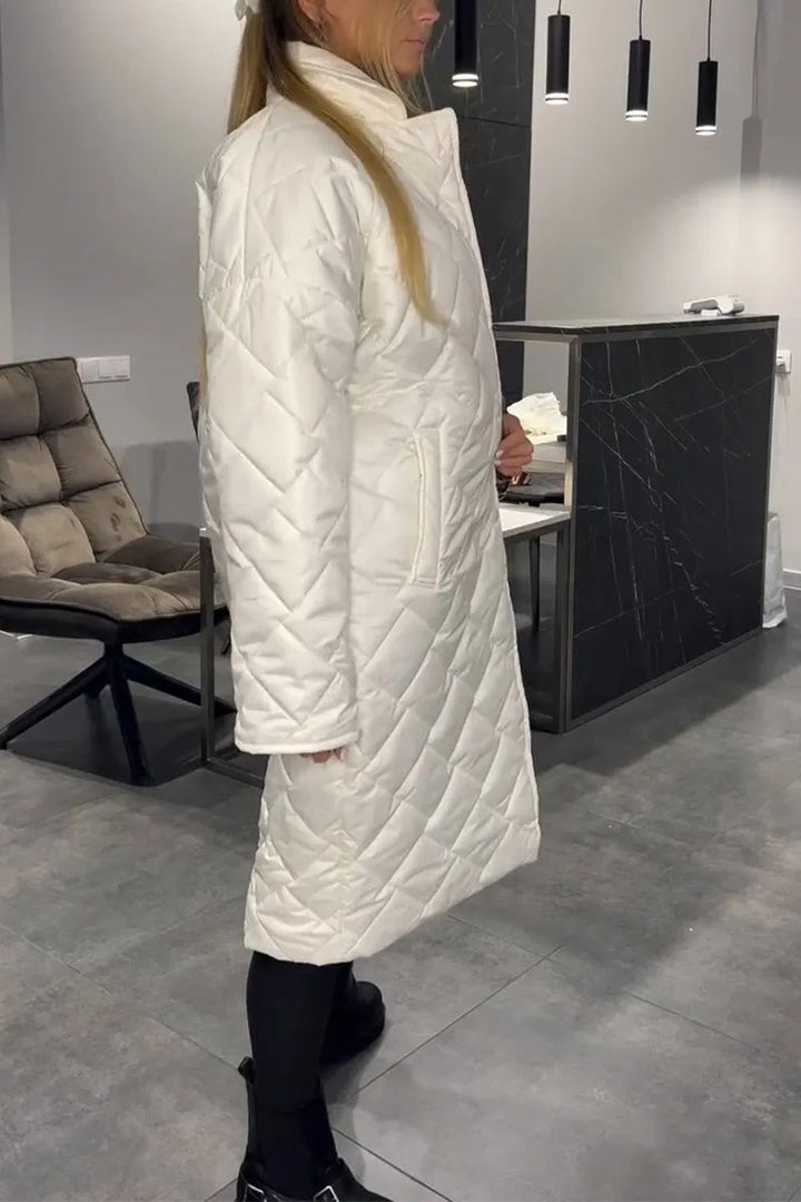 Women's Elegant Quilted Puffer Coat