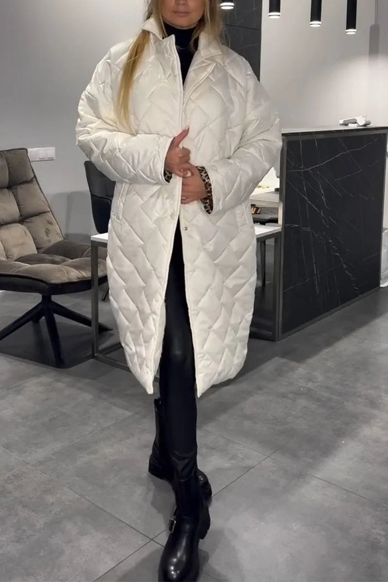 Women's Elegant Quilted Puffer Coat