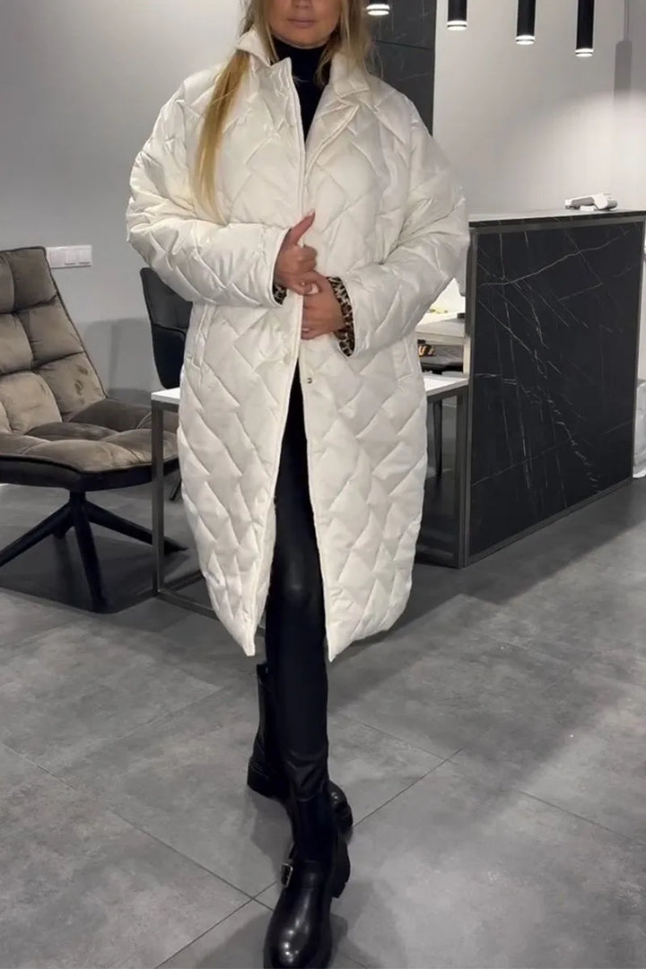 Women's Elegant Quilted Puffer Coat